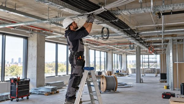 Différences entre courant fort et courant faible sur les chantiers