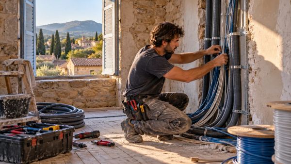 Différences entre courant fort et courant faible sur les chantiers